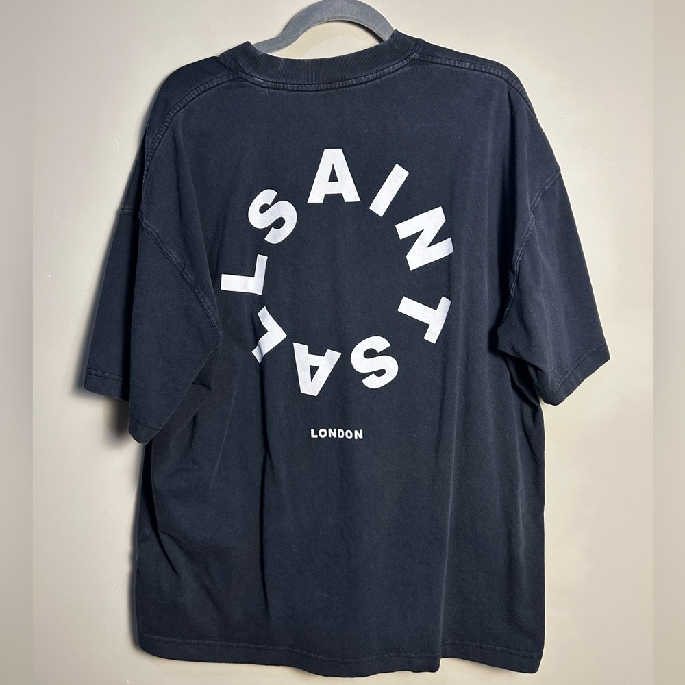 ALL SAINTS circle logo Tee